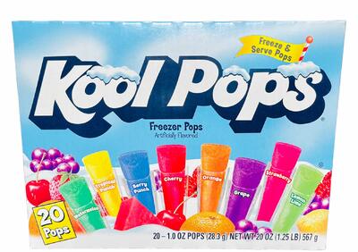 Kool Pops Freezer Pops 20ct: $8.00