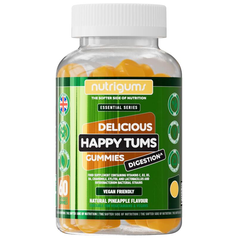 Nutrigums Delicious Happy Tums Digestion Gummies 60ct