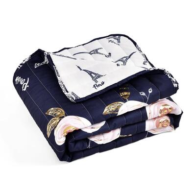 Lush Decor Micofiber Throw Paris Rose Butterfly