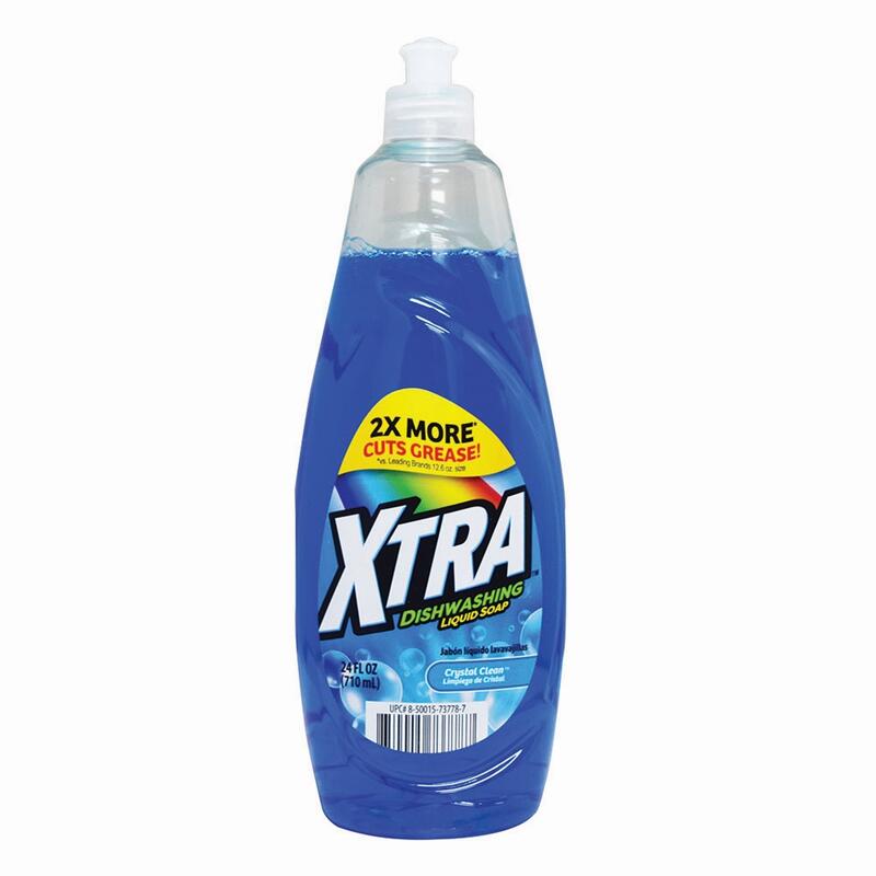 Xtra Dishwashing Liquid Soap Crystal Clean 24oz