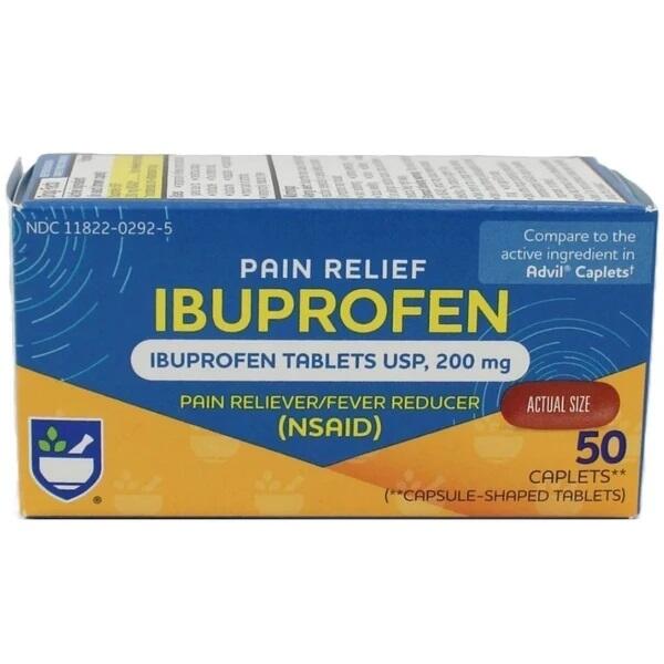 Rite Aid Ibuprofen Caplets 50ct