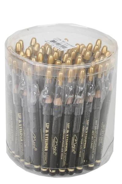 Magic Mini Eyeliner Pencil With Sharpener Dark Brown/Black 1 piece: $2.00