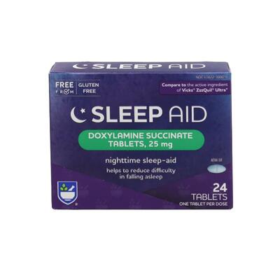 Rite Aid Nightime Sleep Aid Tab 24ct