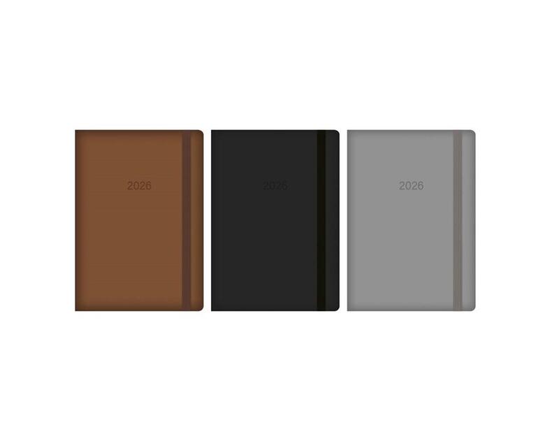 Diary A4 DAP PU Embossed Assorted 1 count
