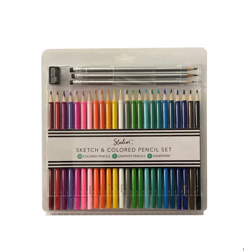 Sketching Set Sharpened Colour Pencil 3 Silver Sketching Graphite Pencils