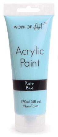Work of Art Acrylic Paint Pastel Blue 120ml: $4.01