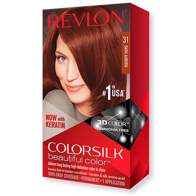 Revlon Colorsilk Beautiful Permanent Hair Color Dark Auburn: $15.00