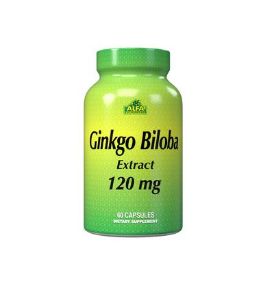 Alfa Vitamins Ginkgo Biloba 120mg 60 pieces