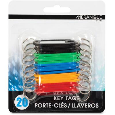 Plastic Key Tags 20Pk: $12.00