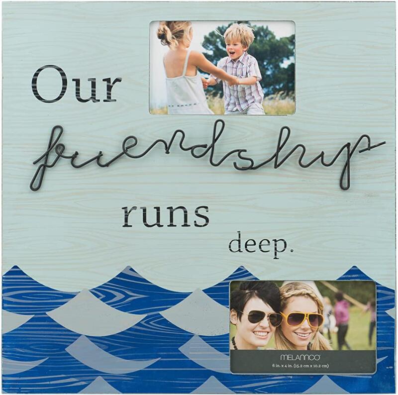 Melannco 2-Opening Friendship Sentiment Collage Frame