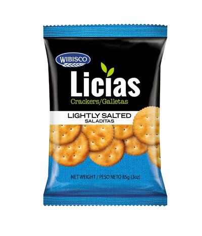Wibisco Licias Lightly Salted Biscuit 85g/3oz