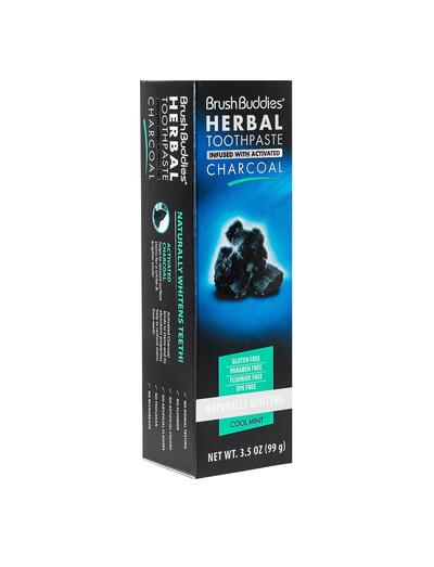 Brush Buddies Herbal Toothpaste Charcoal Coolmint 3.5oz
