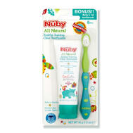 Nuby All Natural Toddler Training Toothpaste & Toddler's First Toothbrush: $23.00