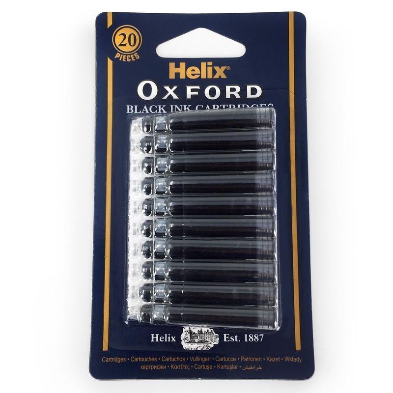 Helix Oxford Black Ink Cartridges 20pcs