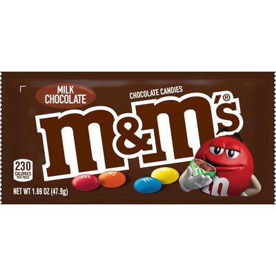M&M's Milk Chocolate 1.69oz: $4.25