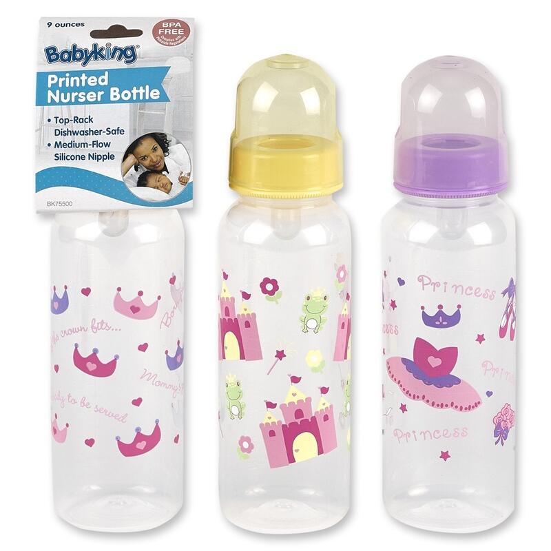 Baby King Nurser Bottle Medium Flow 9 oz