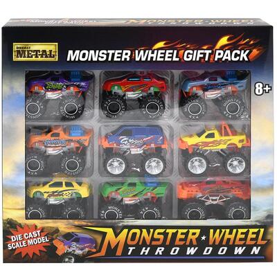 Diecast Metal Monster Wheel Gift Pack