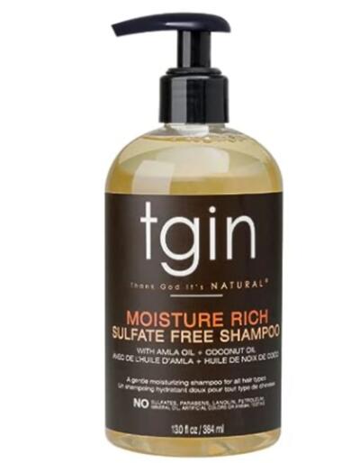 tgin Moisture Rich Sulphur Free Shampoo 13oz