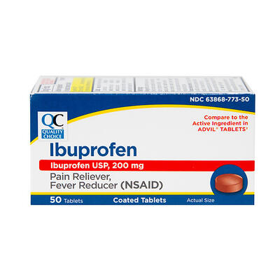 Quality Choice Ibuprofen 50 Tabs