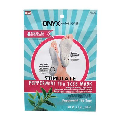 Onyx Stimulate Peppermint Tea Tree Foot Mask 2oz