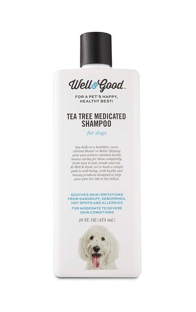 Well & Good Tea Tree Medicated Pet Shampoo 16oz