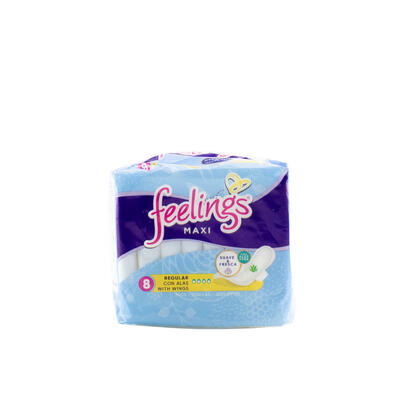Feelings Maxi Pads With Wings Regular 8 count: $3.78