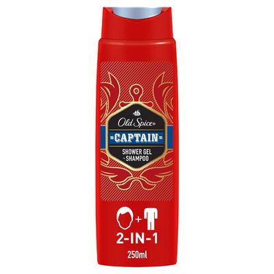 Old Spice Captian Shower Gel + Shampoo 250ml