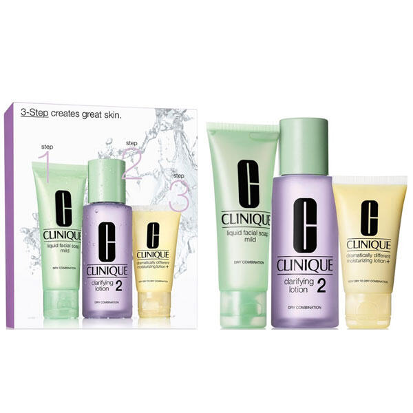 Clinique 3-Step Skin Care System For Drier Skin/Dry Combination