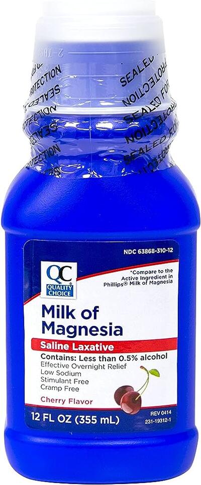 Quality Choice Milk Of Magnesia Cherry 12oz: $17.50