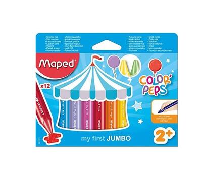 Maped Crayons Wax Jumbo 12's