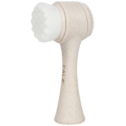 Cala Eco Friendly Dual-Action Facial Cleansing Brush Earth 1 count: $20.00