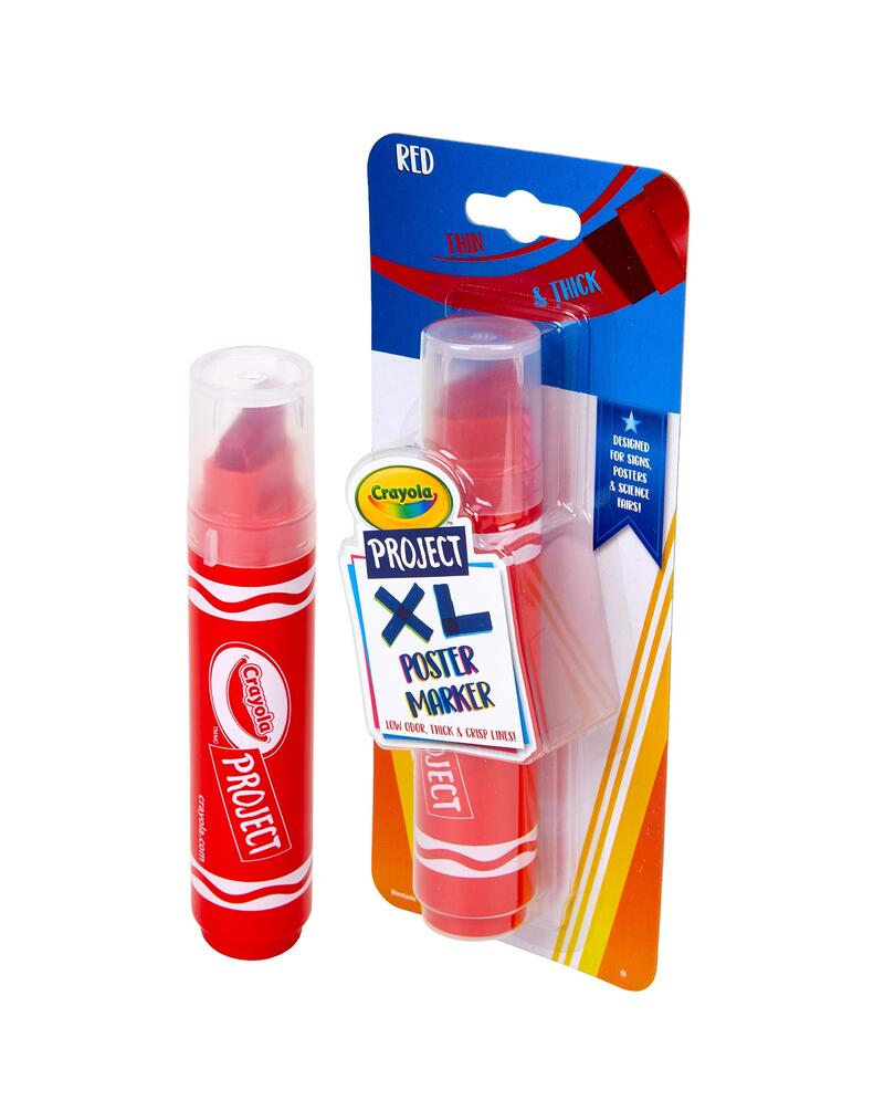 Crayola Project XL Poster Marker Red