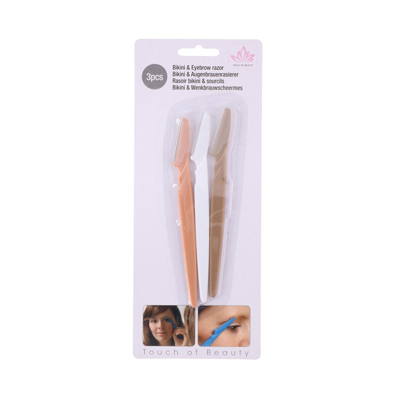 Touch Of Beauty Bikini & Eyebrow Razor 3pcs