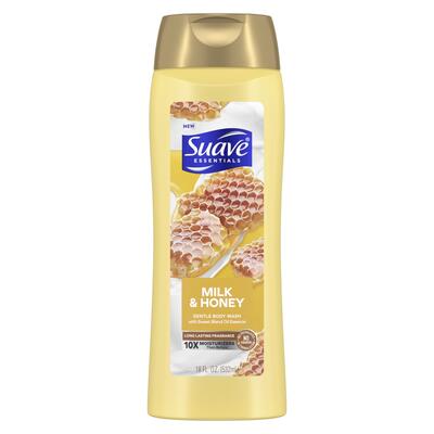 Suave Milk & Honey Body Wash 18oz
