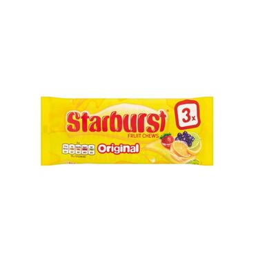 Starburst Fruit Chews Original 3pk