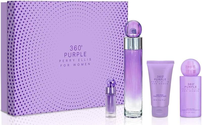 360 Purple Perry Ellis Gift Set 4pcs