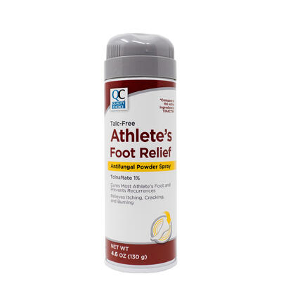 QC Athletes Foot Relief Antifungal Powder Spray 4.6 oz: $24.75