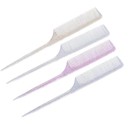 Stella Collection Bone Tail Styling Combs Glitter Assorted 2 count