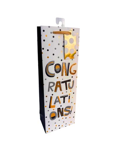 Paper Bag (Bottle) Congrats Gift Bag 1 count