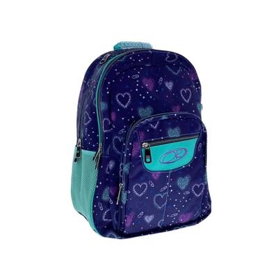 Navy Blue Hearts Backpack