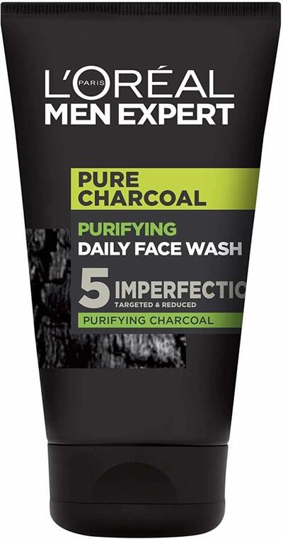 L'Oreal Men Expert Pure Charcoal Purifying Daily Face Wash 100ml