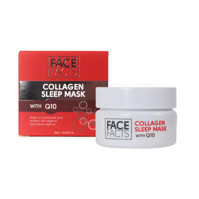 Face Facts Collagen Sleep Mask With Q10 50ml: $12.00