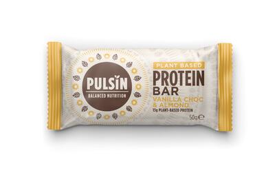 Pulsin Protein Bar Vanilla Choc & Almond 50g: $8.75