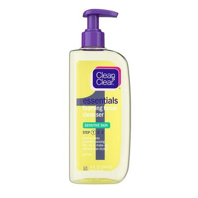 Clean & Clear Foaming Facial Cleanser for Sensitive Skin  8 fl oz.: $16.49