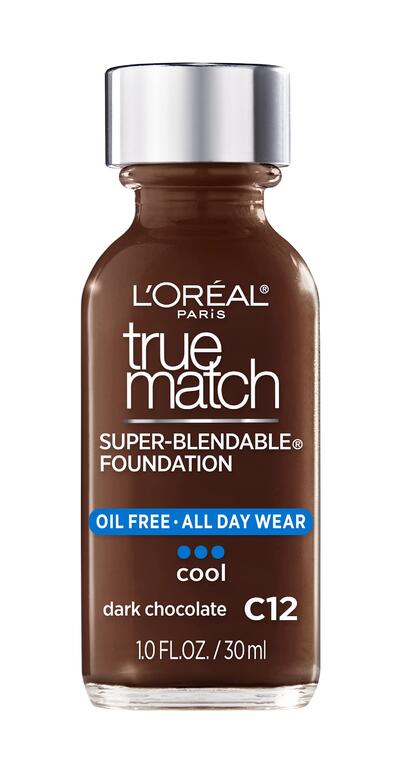 L'Oreal True Match Super Blendable Foundation Dark Chocolate 1.0oz