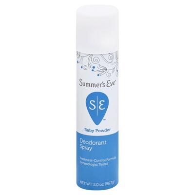 Summer's Eve Feminine Deodorant Spray Baby Powder 2 oz: $15.00