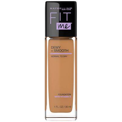 Maybelline Fit Me Dewy + Smooth Foundation SPF 18 Toffee 1oz
