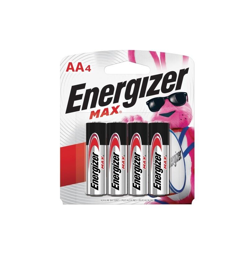 Energizer Alkaline Batteries AA4: $18.00
