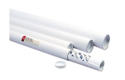 Seal It White Mailing Tube 1.5
