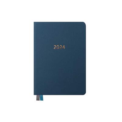A6 Blue Leatherette Diary DAP Luxe